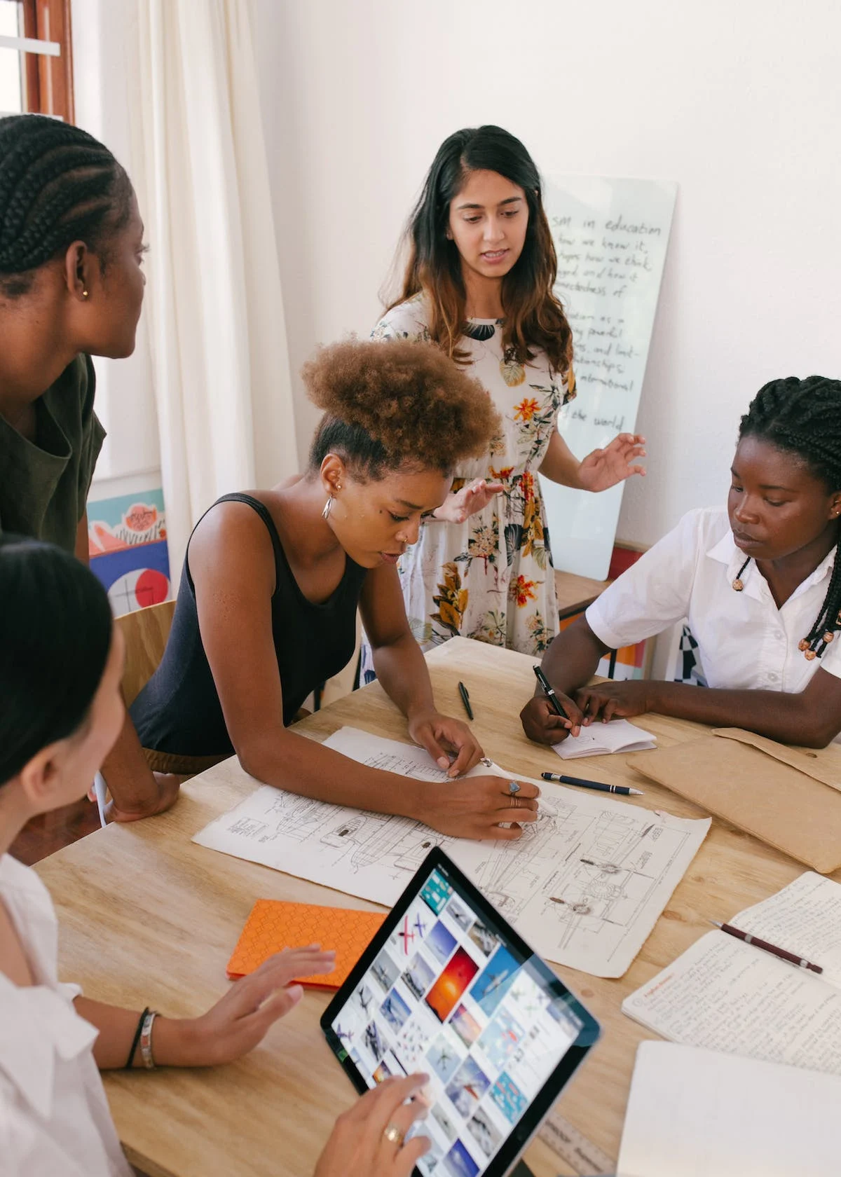 Young business women meeting