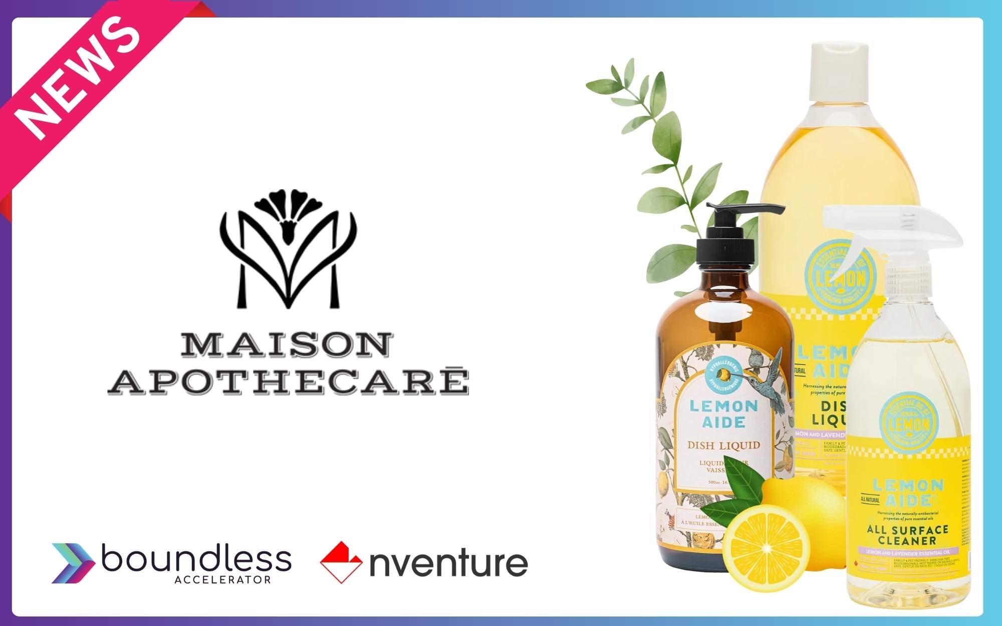 Maison Apothecare New Lemonaide Line image